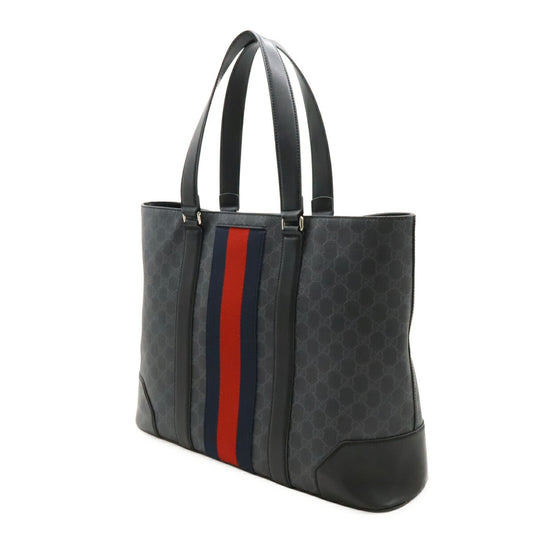 Gucci GG Supreme Tote Bag Black