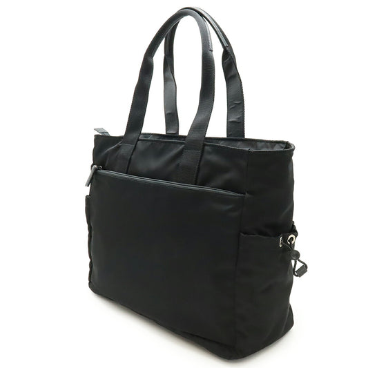 Prada Nylon Triangle Logo Tote Bag 2VG042