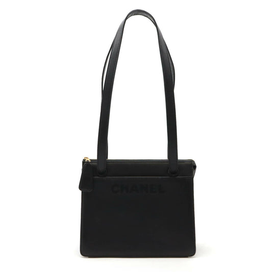 Chanel Leather Tote Bag Black