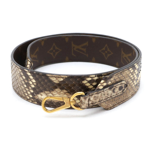 Louis Vuitton Monogram Python Shoulder Strap J02308
