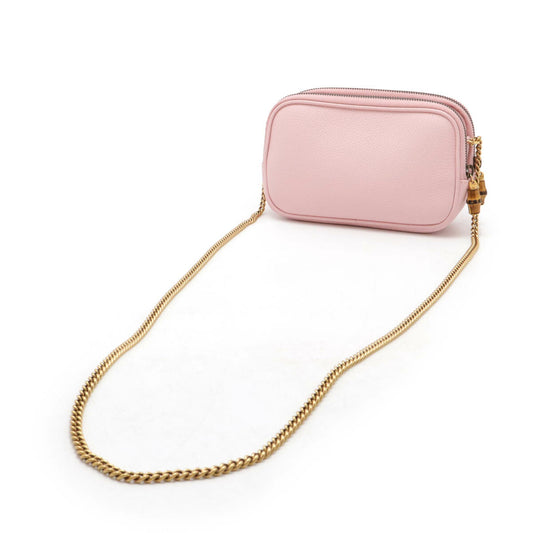 Gucci GG Marmont Super Mini Bag Leather Bamboo