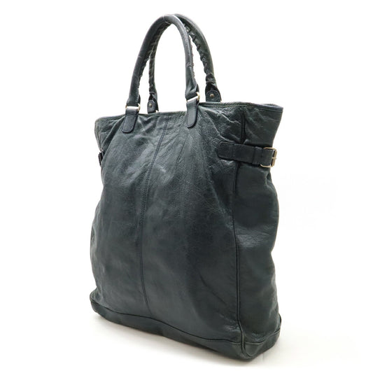Balenciaga Classic Hexagon Leather Tote Bag