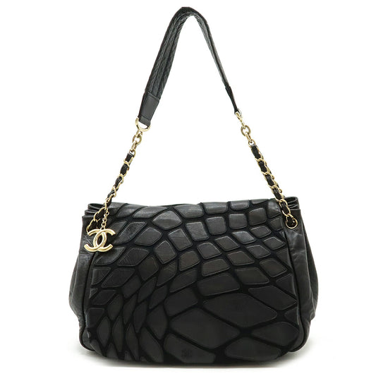 Chanel Lambskin Coco Mark Shoulder Bag