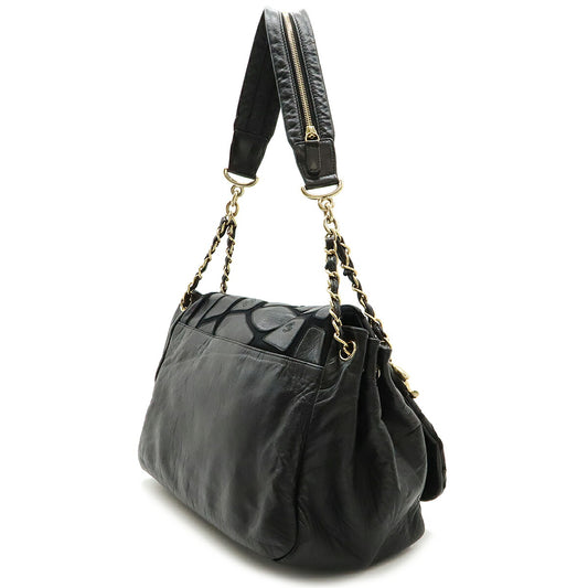 Chanel Lambskin Coco Mark Shoulder Bag