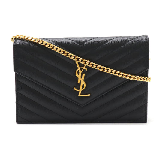 Yves Saint Laurent Monogram Envelope Shoulder Bag