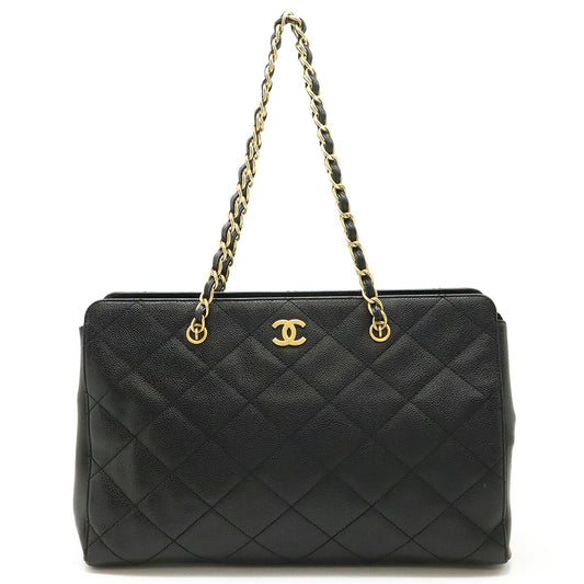 Chanel Caviar Matelasse Chain Tote Bag