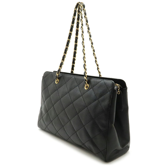 Chanel Caviar Matelasse Chain Tote Bag