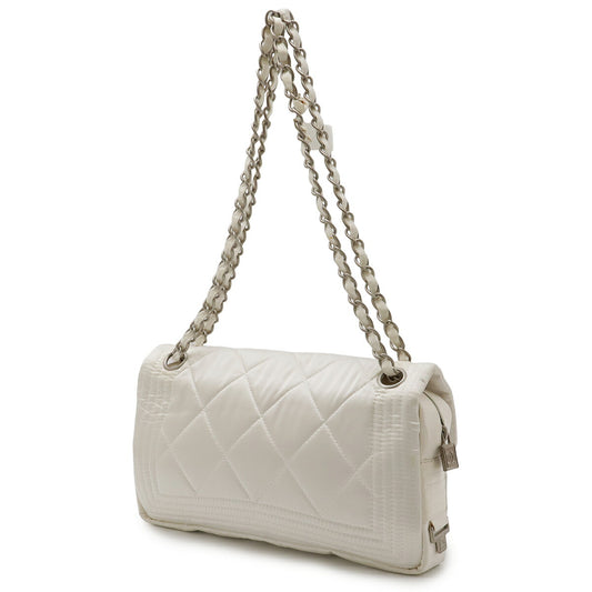Chanel Satin Coco Mark Shoulder Bag