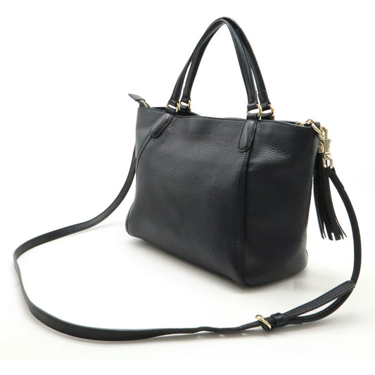 Gucci Soho Interlocking G Leather Tote Bag
