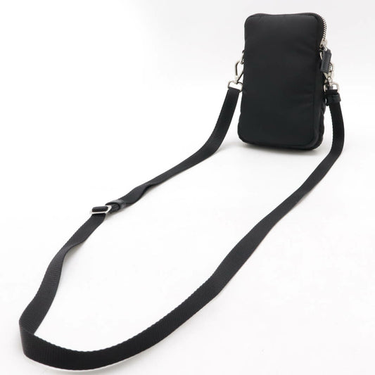 Prada Nylon Triangle Logo 2WAY Phone Case Bag