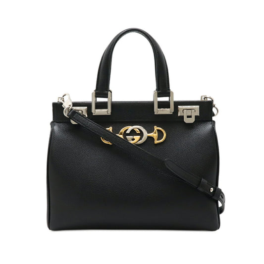 Gucci Zumi Small Top Handle Bag Black