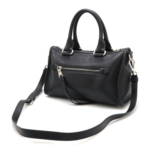 Prada Leather Handbag 2WAY Black