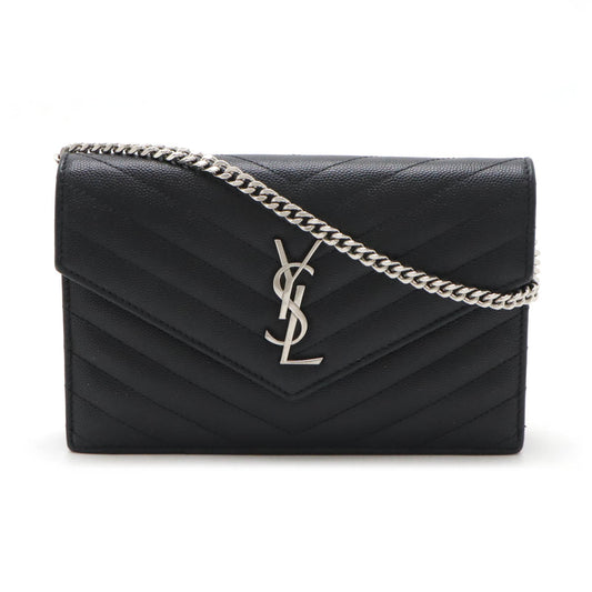 Yves Saint Laurent Monogram Envelope Chain Wallet 2WAY