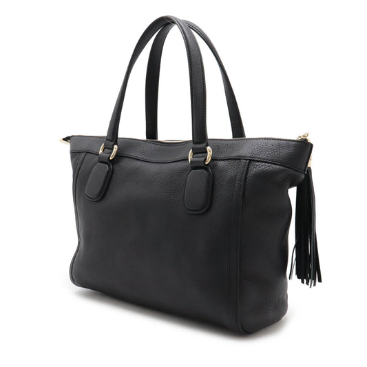 Gucci Soho Interlocking G Leather Tote Bag