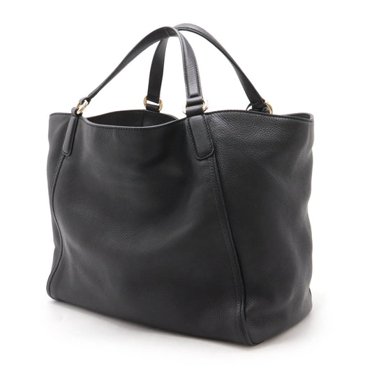 Gucci Soho Leather Tote Bag Black