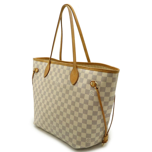 Louis Vuitton Damier Azur Neverfull MM Tote Bag