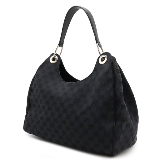 Gucci GG Canvas Leather Shoulder Bag