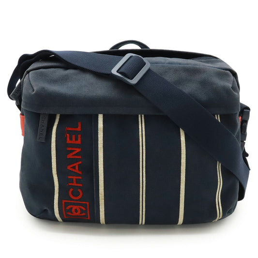 Chanel Canvas Coco Mark Shoulder Bag