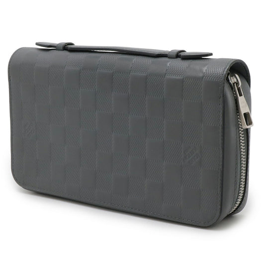 Louis Vuitton Damier Infini Zippy XL Wallet Clutch Grey