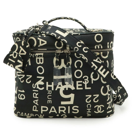 Chanel Canvas Vanity Bag 2WAY Handbag