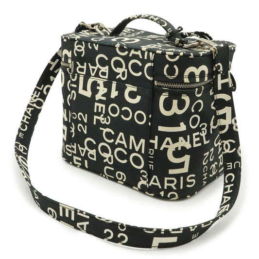 Chanel Canvas Vanity Bag 2WAY Handbag