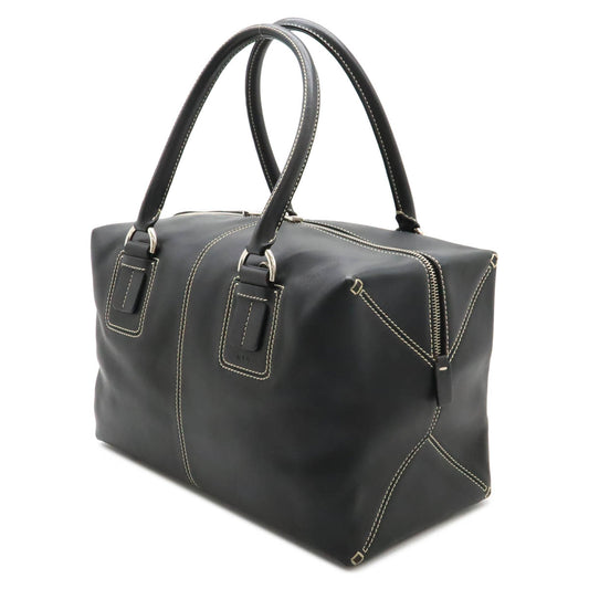 Tod's Leather Mini Boston Handbag