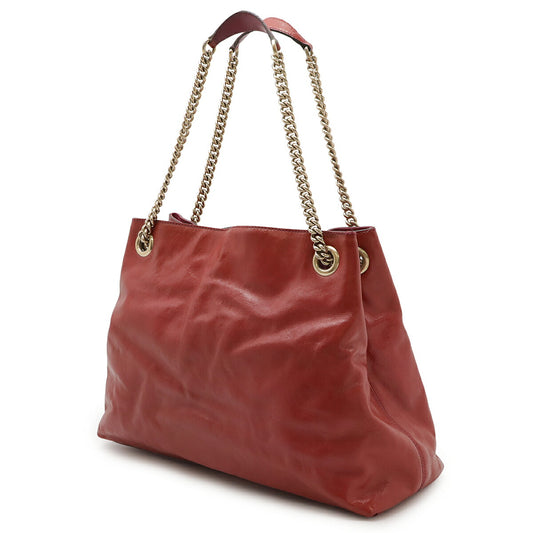 Gucci Soho Patent Leather Chain Tote Bag