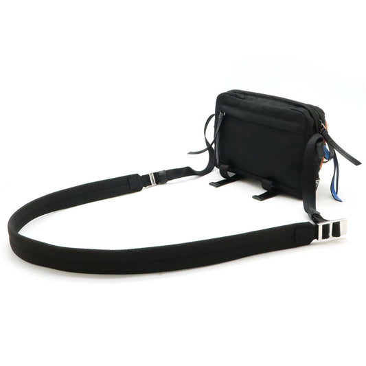 Prada Nylon Leather Crossbody Bag