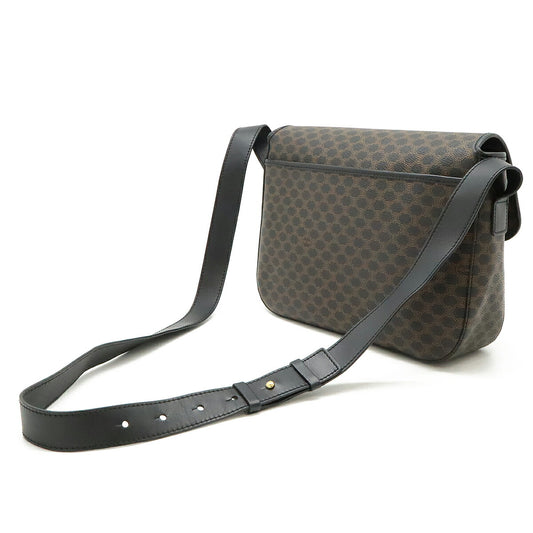 Celine Macadam Blazon Shoulder Bag PVC Leather