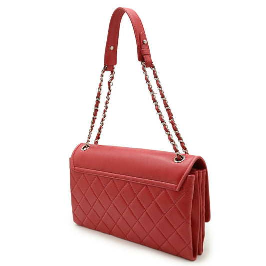 Chanel Lambskin Hamptons Coco Mark Shoulder Bag