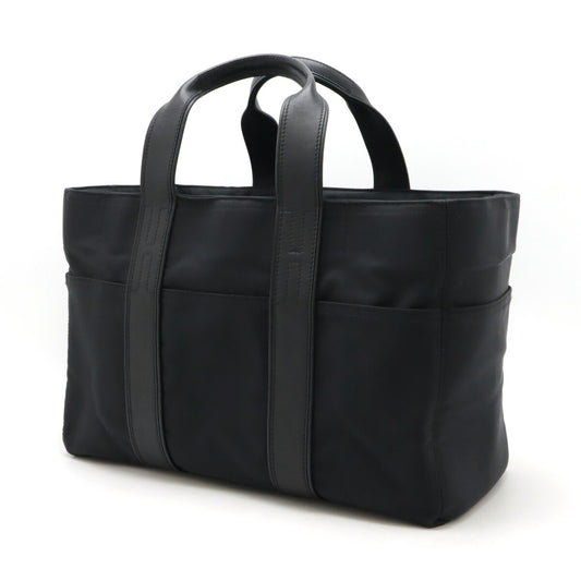 Hermes Acapulco MM Nylon Leather Tote Bag
