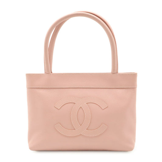 Chanel Caviar Leather Handbag Pink