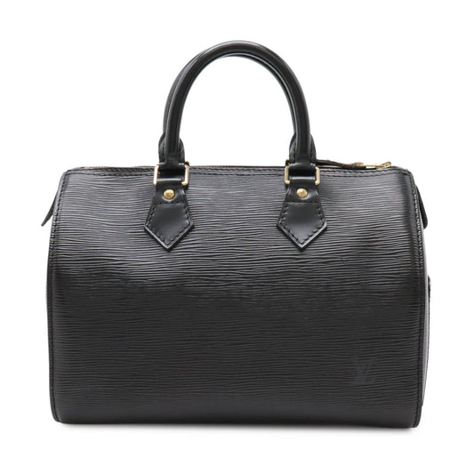 Louis Vuitton Epi Speedy 25 Handbag Black