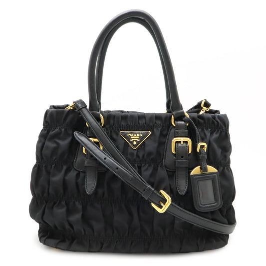 Prada Gathered Nylon Handbag BN2868