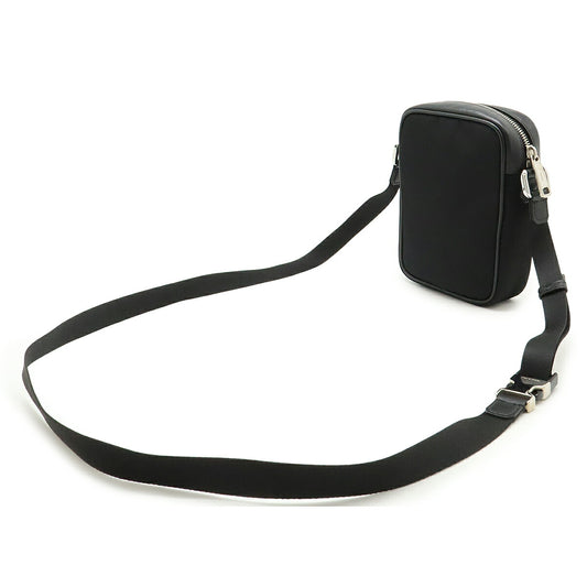 Fendi Monster Nylon Leather Shoulder Bag