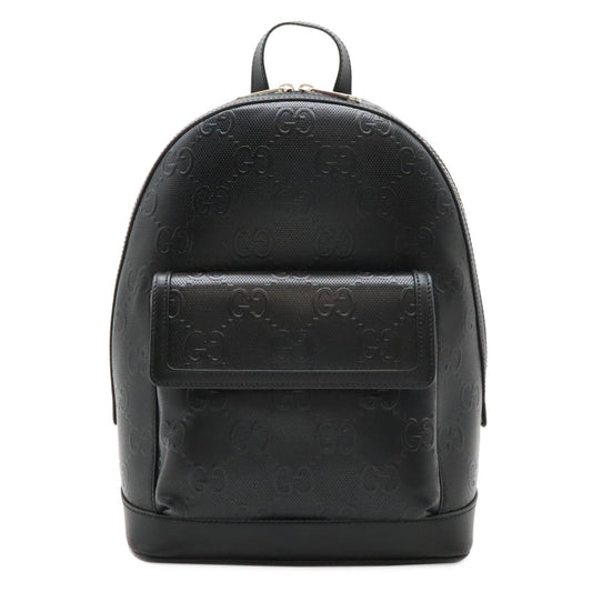 Gucci GG Embossed Leather Backpack