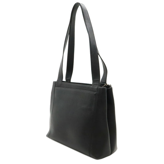 Chanel Caviar Leather Logo Tote Bag