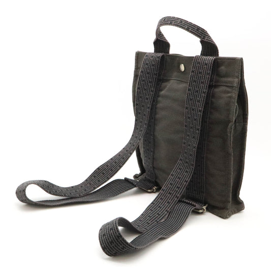 Hermes Canvas Backpack Aline PM