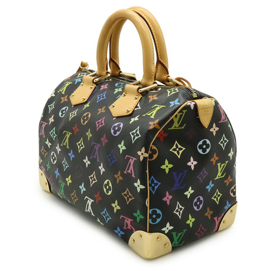 Louis Vuitton Speedy 30 Handbag Black M92642