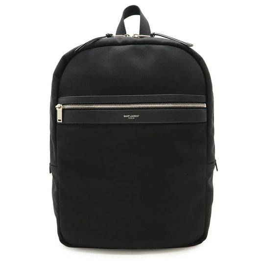 Yves Saint Laurent Canvas Leather Laptop Backpack