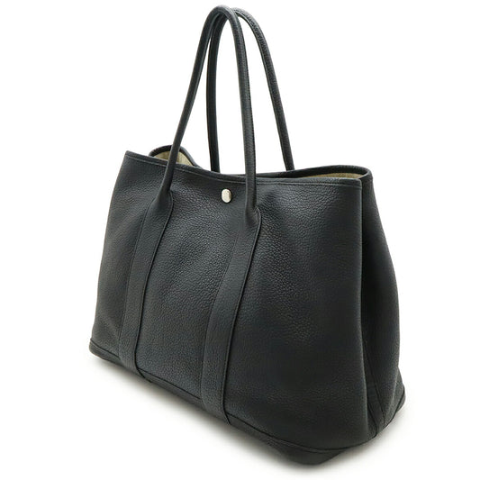 Hermes Garden Party PM 36 Tote Bag Indigo