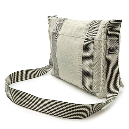 HERMES Canvas Shoulder Messenger Bag