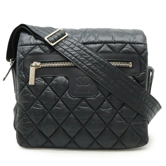 Chanel Cocoon Nylon Small Messenger Bag Black