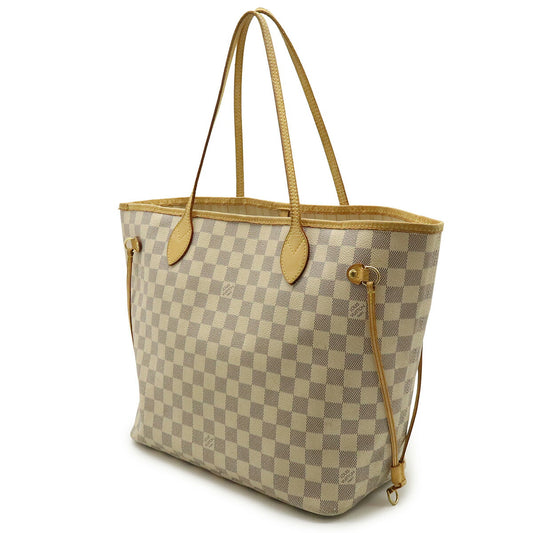 Louis Vuitton Damier Azur Neverfull MM Tote Bag
