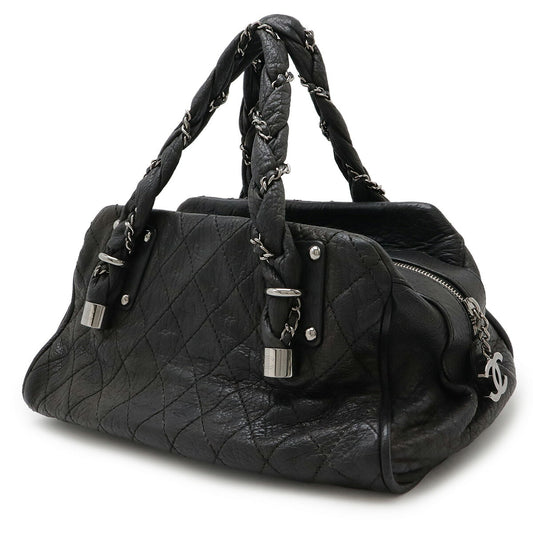 Chanel Matelasse Coco Mark Leather Chain Handbag