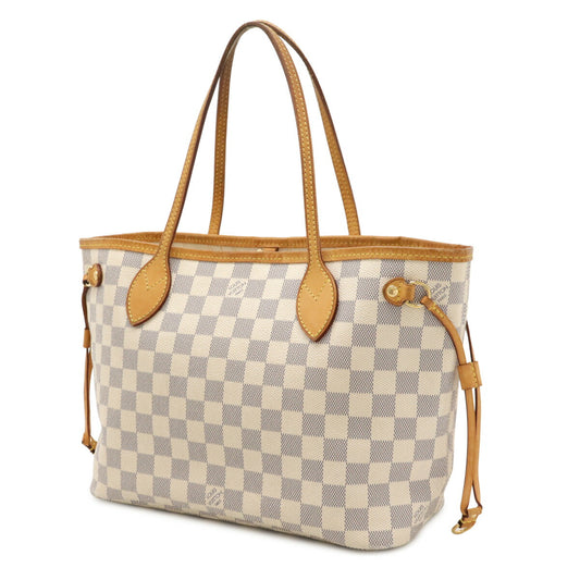 Louis Vuitton Damier Azur Neverfull PM Tote Bag