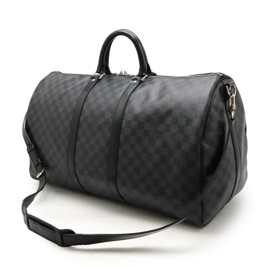 Louis Vuitton Damier Graphite Keepall Bandouliere 55 Bag