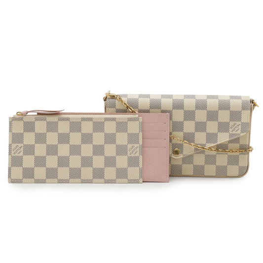 Louis Vuitton Damier Azur Pochette Felicie Bag