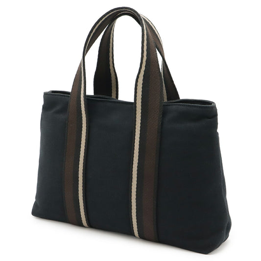 Hermes Canvas Leather Tote Bag