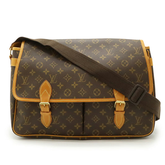 Louis Vuitton Monogram Gibeciere GM Shoulder Bag M42249